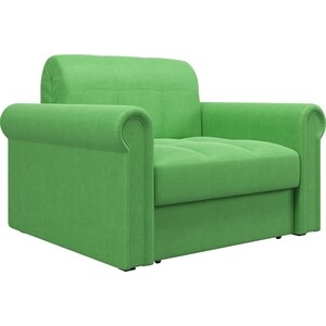 Кресло Агат Палермо 0.8 - Velutto 31 зеленый/кант Velutto 31 зеленый кресло артмебель норден микровельвет зеленый