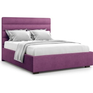 Кровать Агат Karezza 180 с подъемным механизмом - Velutto 15 кровать мебелико далия микровельвет фиолетовый