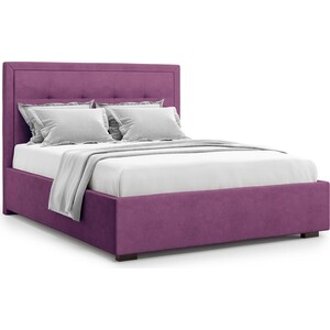 Кровать Агат Komo 160 с подъемным механизмом - Velutto 15 кровать мебелико далия микровельвет фиолетовый