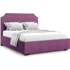 Кровать Агат Lago 160 с подъемным механизмом - Velutto 15 кровать мебелико далия микровельвет фиолетовый