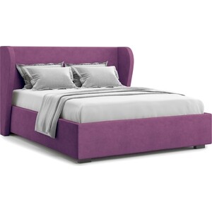 Кровать Агат Tenno 140 с подъемным механизмом - Velutto 15 кровать мебелико далия микровельвет фиолетовый