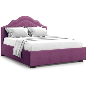 Кровать Агат Madzore 160 с ортопедическим основанием без ПМ - Velutto 15 кровать мебелико далия микровельвет фиолетовый