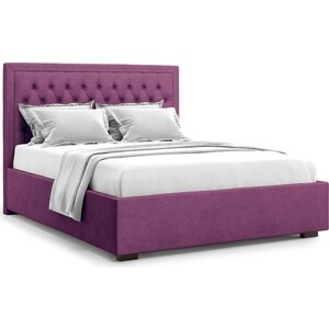 Кровать Агат Orto 180 с ортопедическим основанием без ПМ - Velutto 15 кровать мебелико далия микровельвет фиолетовый