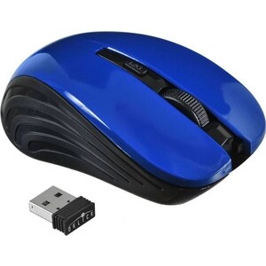 

Мышь Oklick 545MW черный/синий оптическая (1600dpi) беспроводная USB (3but), 545MW черный/синий оптическая (1600dpi) беспроводная USB (3but)