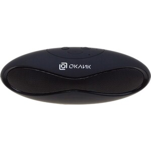 фото Портативная колонка oklick ok-10 черный 3w 1.0 bt/usb 5м