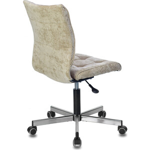 Кресло офисное Brabix Stream MG-314 без подлокотников пятилучие серебро, ткань песочное LT-21 (532396)