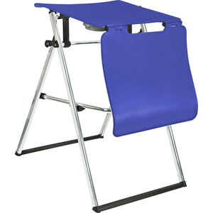 фото Кресло-трансформер riva chair rch 1821 синий пластик хром
