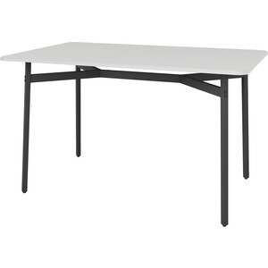 Стол обеденный Мебелик Кросс белый стол обеденный прямоугольный 58x98x76 2 см мдф вотан