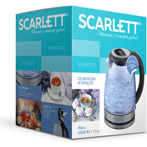 Чайник электрический Scarlett SC-EK27G73 (сталь)