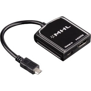 Адаптер аудио-видео HAMA H-54510 HDMI (f)/Micro HDMI (m) 0.2м. черный (00054510) переходник hama h 34036 hdmi m dvi d f gold черный [00034036]