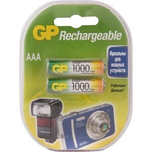 фото Аккумулятор gp rechargeable 1000aaahc aaa nimh 1000mah (6шт) блистер