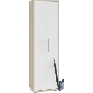 Шкаф для одежды СОКОЛ ШО-1 дуб сонома/белый для одежды плотный объемный доляна 60×110×30 см peva белый