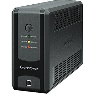 ИБП CyberPower UT650EG 650ВА 360Вт 3xEURO RJ11/RJ45 USB черный (UT650EG) ибп cyberpower upc line interactive utc850ei 850va 425w 4 iec с13 utc850ei