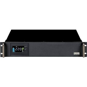 ИБП PowerCom King Pro RM KIN-1200AP LCD 720Вт 1200ВА черный ибп powercom king pro rm kin 1200ap lcd 720вт 1200ва