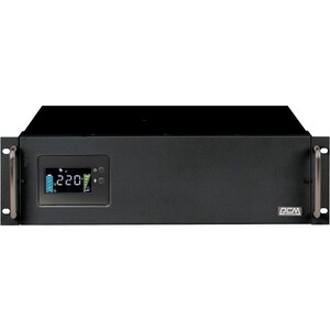 ИБП PowerCom King Pro RM KIN-2200AP LCD 1760Вт 2200ВА черный ибп powercom king pro rm kin 2200ap lcd