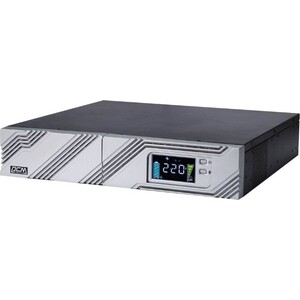 ИБП PowerCom Smart King RT SRT-1000A LCD 900Вт 1000ВА черный ибп powercom imperial imp 1500ap 900вт 1500ва