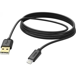 фото Кабель hama 00173787 lightning (m) usb 2.0 (m) 3м черный