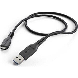 фото Кабель hama 00178395 usb a(m) usb type-c (m) 1м черный