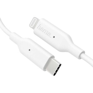 фото Кабель hama mfi 00183295 lightning (m) usb type-c (m) 1м белый