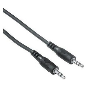 фото Кабель аудио hama h-48912 jack 3.5 (m)/jack 3.5 (m) 1.5м. черный (00048912)