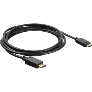 Кабель аудио-видео Buro v. 1.2 DisplayPort (m)/HDMI (m) 3м. Позолоченные контакты черный (BHP DPP_HDMI-3)