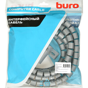 фото Кабельный органайзер buro bhp cg22s spiral hose 20x2000mm silver