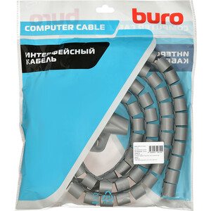 фото Кабельный органайзер buro bhp cg252s spiral hose 25x2000mm silver