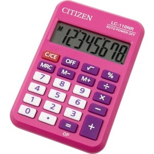 Калькулятор карманный Citizen Cool4School LC110NRPK розовый 8-разр. эксмо астрология карманный самоучитель для начинающих