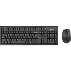Комплект клавиатура и мышь A4Tech 7100N клав-черный мышь-черный USB беспроводная a4tech 7100n