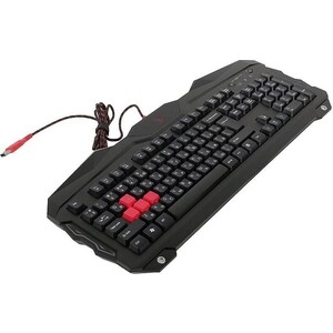 Клавиатура A4Tech Bloody B210 черный USB for gamer LED - фото 1
