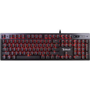 Клавиатура A4Tech Bloody B500 серый USB for gamer LED