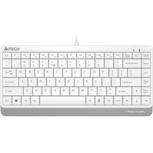 Клавиатура A4Tech Fstyler FK11 белый USB slim настольный компьютер robotcomp white star 2 0 v2 plus белый white star 2 0 v2 plus
