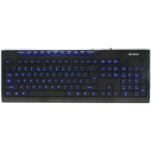 

Клавиатура A4Tech KD-800L черный USB slim Multimedia LED, KD-800L черный USB slim Multimedia LED