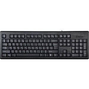 Клавиатура A4Tech KR-83 черный USB клавиатура smartbuy one 240 проводная мембранная 104 клавиши usb подсветка чёрная