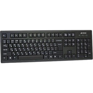 Клавиатура A4Tech KR-85 черный USB игровая клавиатура sven kb g9300 чёрная outemu blue switches 104кл подсветка