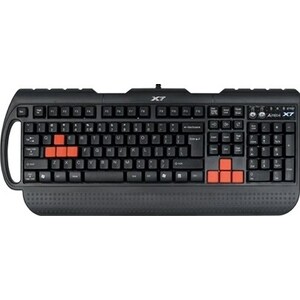 

Клавиатура A4Tech X7-G700 черный PS/2 Multimedia for gamer (подставка для запястий), X7-G700 черный PS/2 Multimedia for gamer (подставка для запястий)