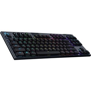 Клавиатура Logitech G915 TKL Lightspeed механическая черный USB беспроводная BT/Radio slim Multimedia for gamer LED