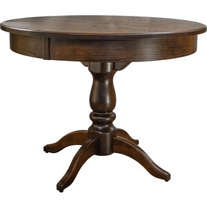 Стол обеденный Мебелик Моро 04 орех 100/140x100 (П0004540) стол обеденный мебелик медисон дуб американский