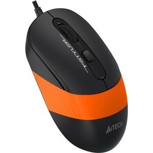 Мышь A4Tech Fstyler FM10 черный/оранжевый оптическая (1600dpi) USB (4but) Fstyler FM10 черный/оранжевый оптическая (1600dpi) USB (4but) - фото 2