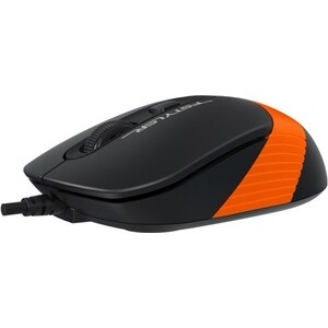 Мышь A4Tech Fstyler FM10 черный/оранжевый оптическая (1600dpi) USB (4but) Fstyler FM10 черный/оранжевый оптическая (1600dpi) USB (4but) - фото 3