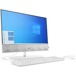 фото Моноблок hp pavilion 24-k0013ur white (core i3 10300t/4gb/256gb ssd/nodvd/vga int/w10) (14q34ea)