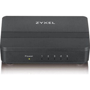 Коммутатор ZyXEL GS-105SV2-EU0101F 5G неуправляемый коммутатор zyxel gs1350 18hp l2 poe switch for ip cameras 16xge poe 2xcombo sfp rj 45 poe budget 250 w power gs1350 18hp eu0101f