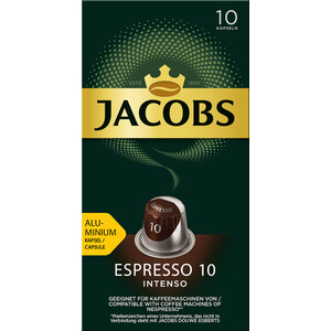 фото Кофе капсульный jacobs monarch espresso 10 intenso nespresso упаковка:10капс. (8052286) nespresso