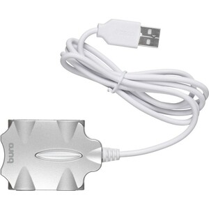 Разветвитель USB Buro BU-HUB4-0.5-U2.0-Candy 4порт. серебристый