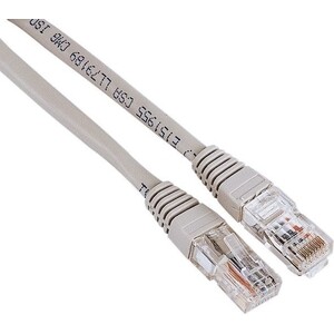 

Патч-корд HAMA H-30595 cat5E 3м серый RJ-45 (m)-RJ-45 (m), H-30595 cat5E 3м серый RJ-45 (m)-RJ-45 (m)