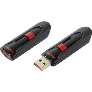 Флеш-диск Sandisk 256Gb Cruzer Glide black USB2.0 (SDCZ60-256G-B35) флешка sandisk cruzer glide 32gb sdcz60 032g b35 usb2 0