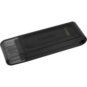Фото - Флеш-диск Kingston 32Gb DataTraveler 70 Type-C DT70/32GB USB3.2 черный флешка 32gb kingston datatraveler 80 usb type c черный серебристый
