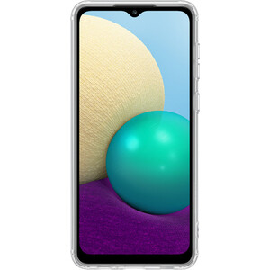 фото Чехол (клип-кейс) samsung для samsung galaxy a02 soft clear cover прозрачный (ef-qa022ttegru)