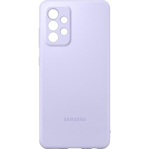 фото Чехол (клип-кейс) samsung для samsung galaxy a72 silicone cover фиолетовый (ef-pa725tvegru)