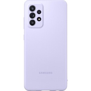 фото Чехол (клип-кейс) samsung для samsung galaxy a72 silicone cover фиолетовый (ef-pa725tvegru)